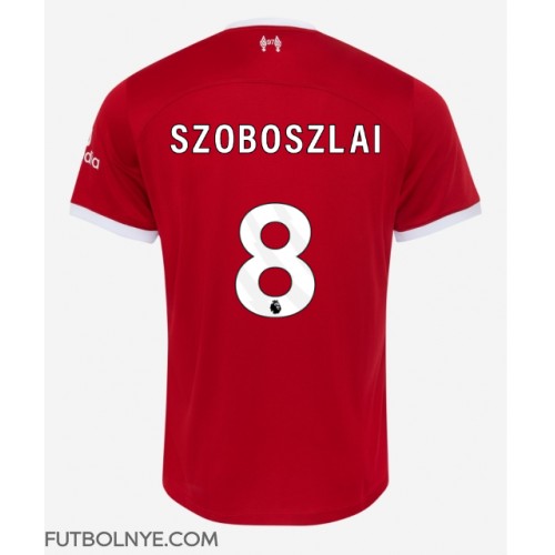 Camiseta Liverpool Szoboszlai Dominik #8 Primera Equipación 2023-24 manga corta
